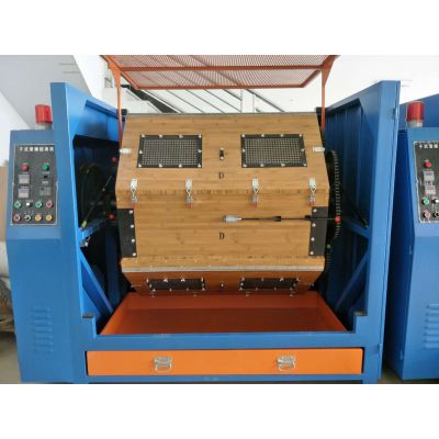 干式溜光機|衛浴件鏡面拋光機|掛具式干拋機